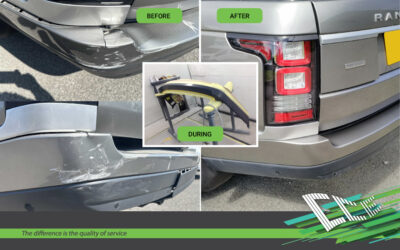 Range Rover Rear Bumper Repair by CCE