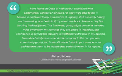 Customer Review Highlights Trusted Camper Van Repairs