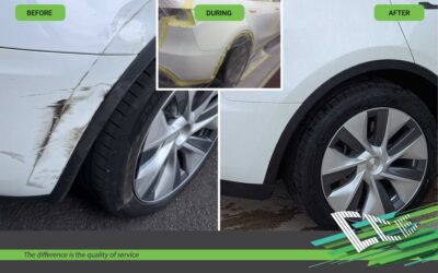 Tesla Repair Restored to a Seamless Finish